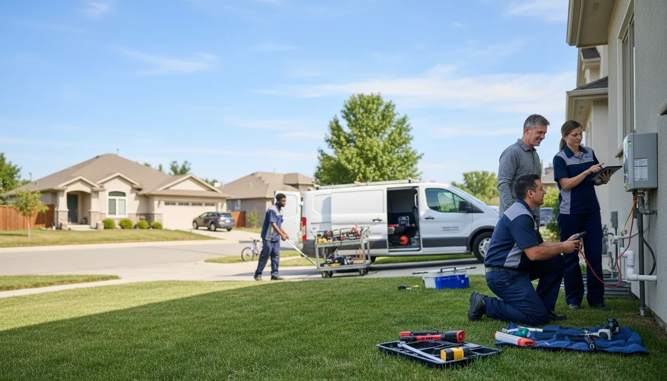 Tankless water heater service in Leroy, TX